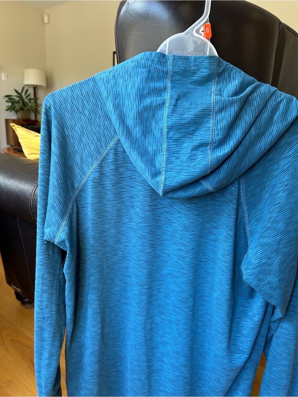 Kuhl Aspira WL Blue Hooded Long-Sleeve Performance Shirt - Picture 2 of 13